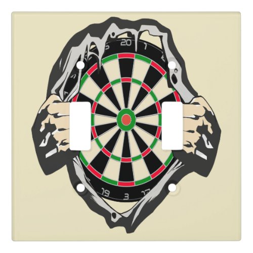 The dartboard on your chest placemat light switch cover