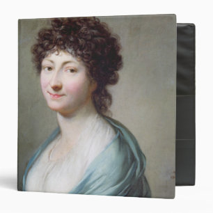 The Daughter: Portrait of Caroline Susanne Graff 3 Ring Binder