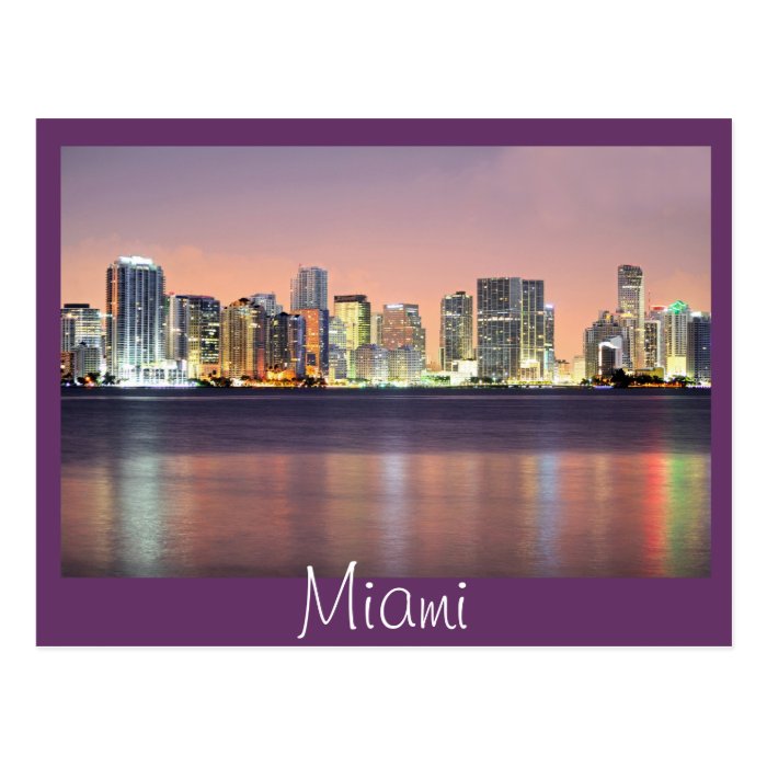 The dawning of the Magic City, Miami. Post Card