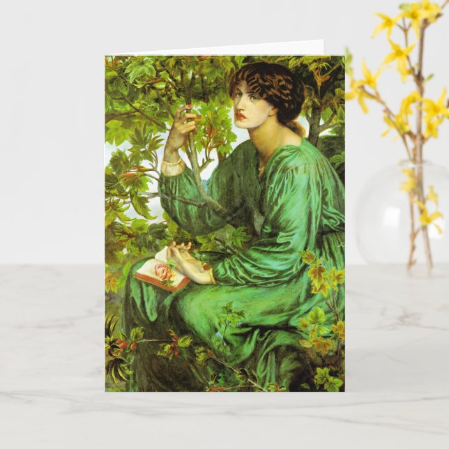 The Day Dream, fine art, Card (Yellow Flower)