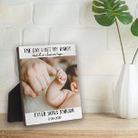 The Day I Met My Daddy Photo First Father's Day  Plaque<br><div class="desc">Add a photograph of your baby on the day they met their daddy,  as well as their name and date of birth for a first Father's Day gift that will be treasured forever.</div>