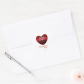 The day of San Valentin Heart Sticker (Envelope)