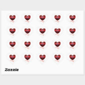 The day of San Valentin Heart Sticker (Sheet)