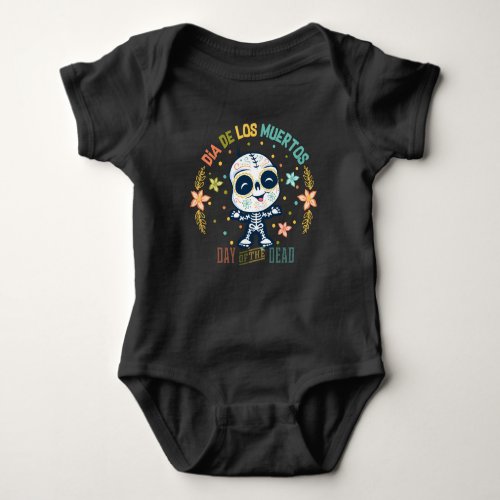 the day of the dead baby bodysuit