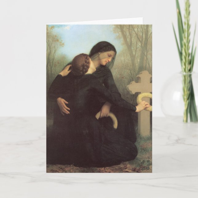 The Day of the Dead by William Adolphe Bouguereau Card (Front)