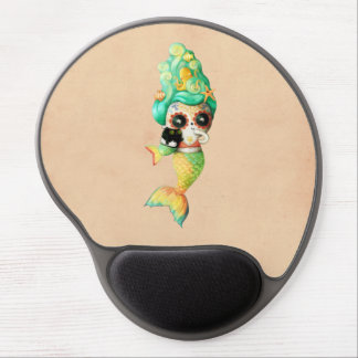 The Day of The Dead Mermaid Girl Gel Mouse Pad