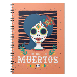 The Day Of The Dead Mexican Sugar Skull Gift Notebook
