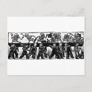 The Day of the Dead, Mexico. Circa 1936. Postcard