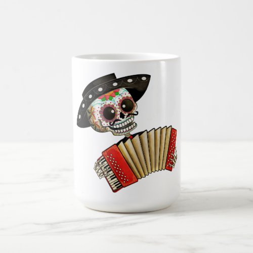 The Day of The Dead Skeleton El Mariachi Coffee Mug