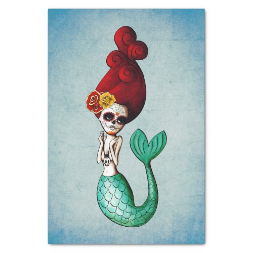 The Day of The DeadCute and Lovely Mermaid Tissue Paper