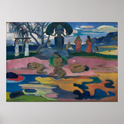 The Day of the God by Paul Gauguin Poster
