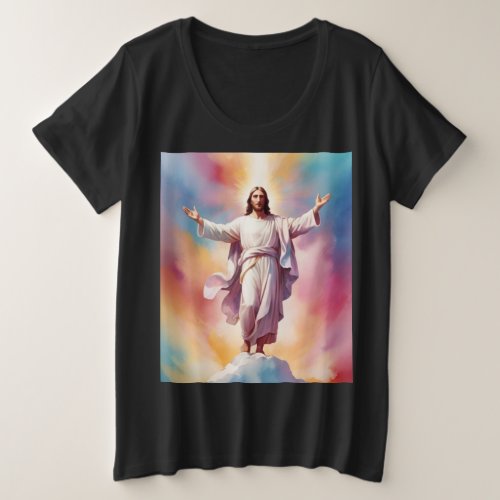 The Day of the Lord Jesus Plus Size T_Shirt
