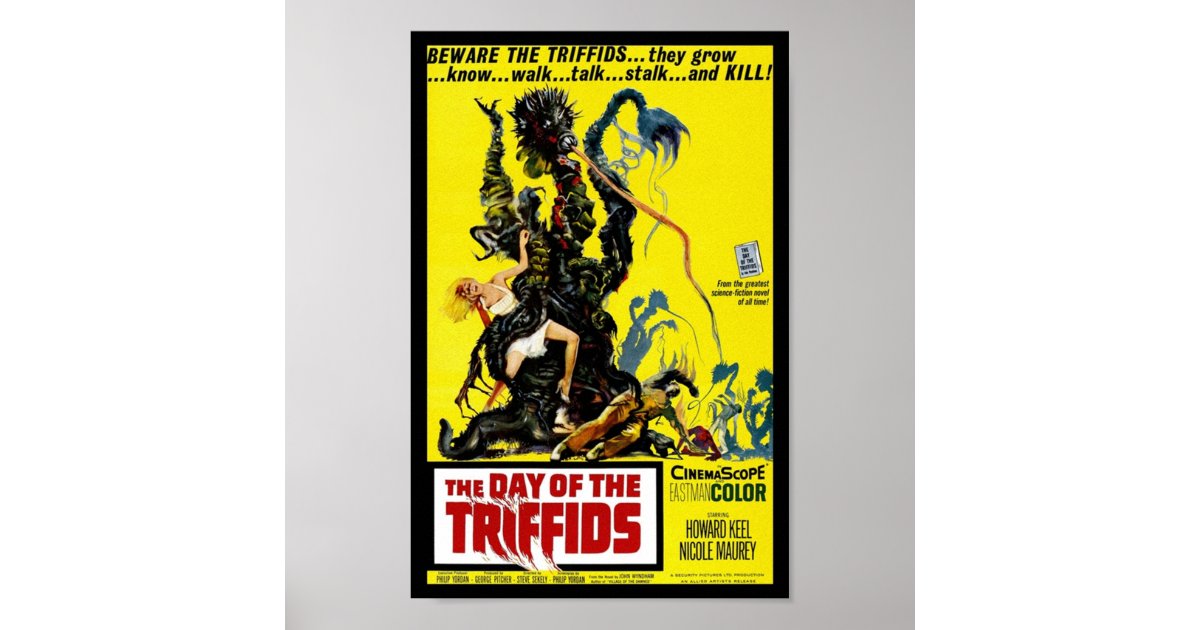 THE DAY OF THE TRIFFIDS POSTER Zazzle