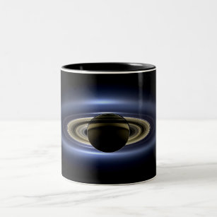The Day the Earth Smiled by the Cassini spacecraft Two-Tone Coffee Mug