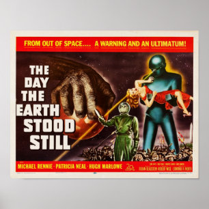 THE DAY THE EARTH STOOD STILL Hollywood Classic Sc Poster