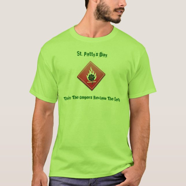 The Day The Gingers Reclaim The Earth T-Shirt (Front)
