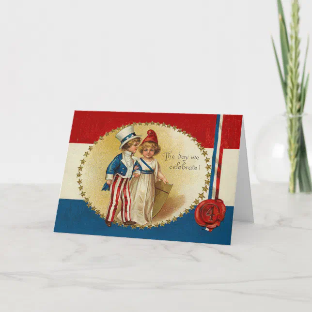 The Day We Celebrate 4th of July Cards | Zazzle