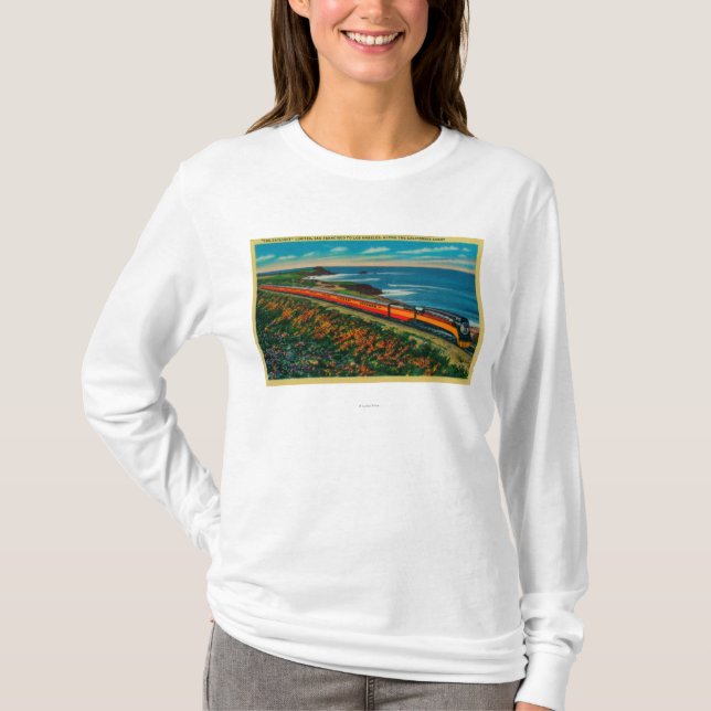 The Daylight Limited Train on California T-Shirt (Front)
