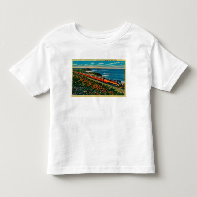The Daylight Limited Train on California Toddler T-shirt (Front)