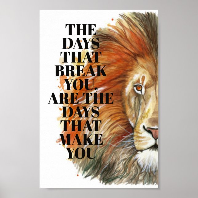 The Days That Break You Poster (Front)