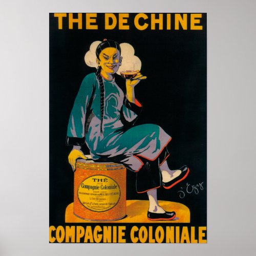The De Chine Colonial Company Promotional Poste Poster