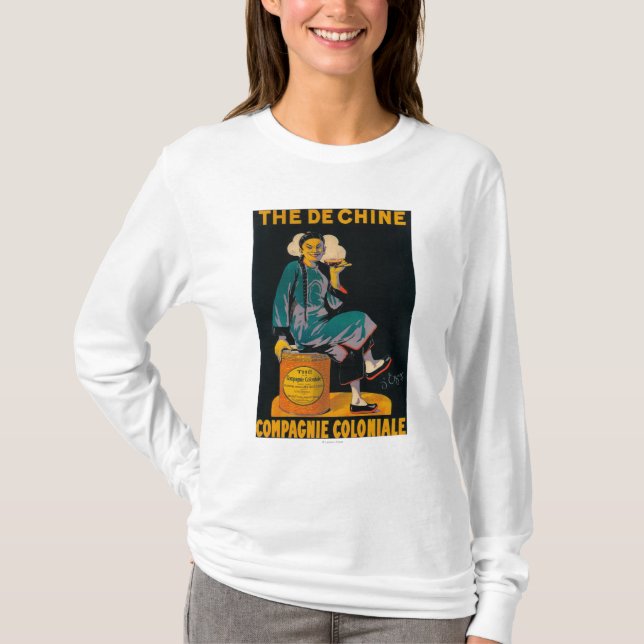The De Chine, Colonial Company Promotional Poste T-Shirt (Front)