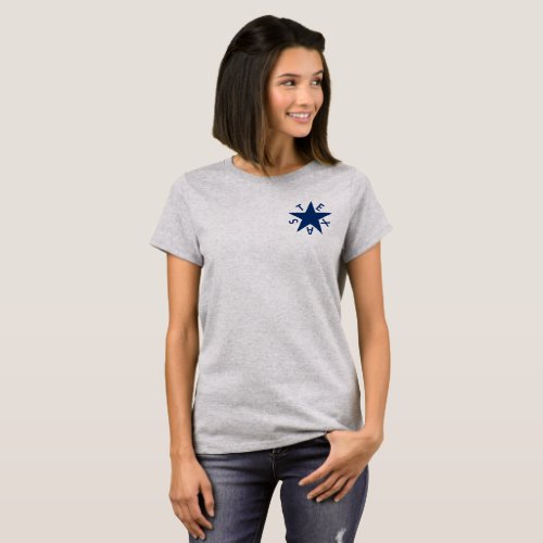 The De Zavala First Republic of Texas Flag T_Shirt