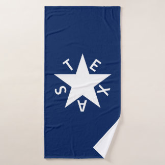 The De Zavala (Republic of Texas flag) Bath Towel