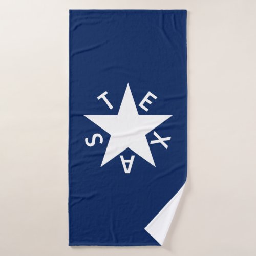 The De Zavala Republic of Texas flag Bath Towel