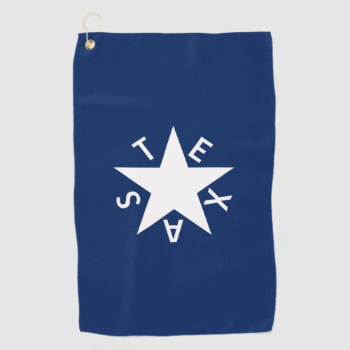 The De Zavala Republic of Texas flag Golf Towel