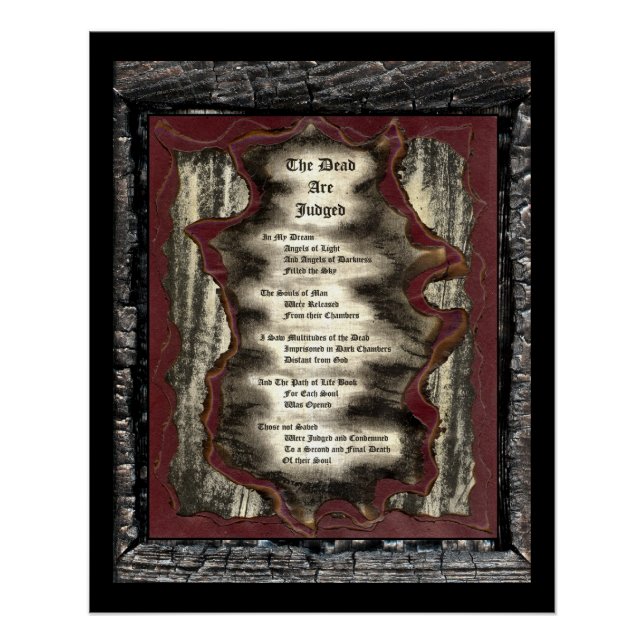 The Dead Are Judged Poster (Front)