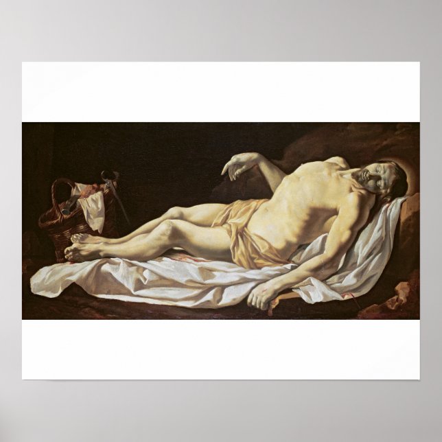 The Dead Christ (oil on canvas) 2 Poster (Front)