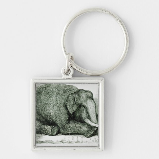 The Dead Elephant Keychain (Front)
