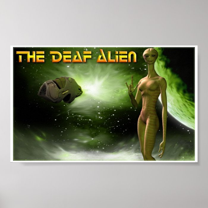 The Deaf Alien   Kim Poster