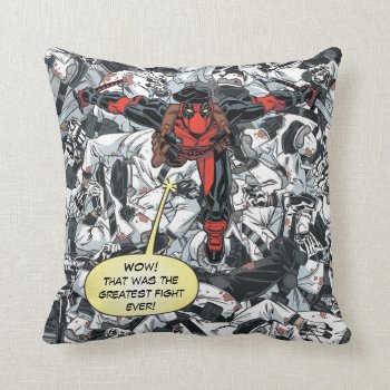 The Death Of Deadpool Comic Cover Throw Pillow by deadpool at Zazzle