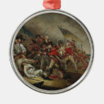 The Death Of General Warren At Bunker Hill Metal Ornament at Zazzle