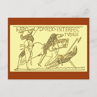 The Death of Harold Postcard