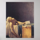 The Death Of Marat Poster at Zazzle