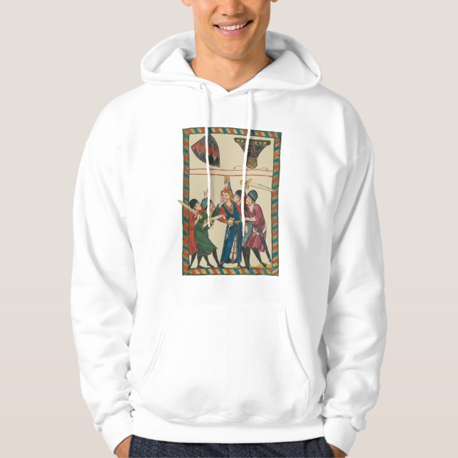 The Death Of Reinmar von Brennenberg Medieval Art Hoodie (Front)
