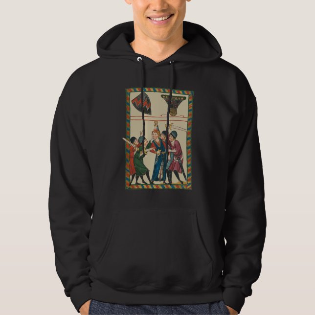 The Death Of Reinmar von Brennenberg Medieval Art Hoodie (Front)