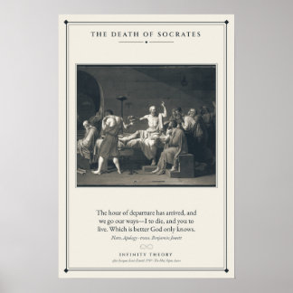The Death of Socrates after Jacques-Louis David Poster
