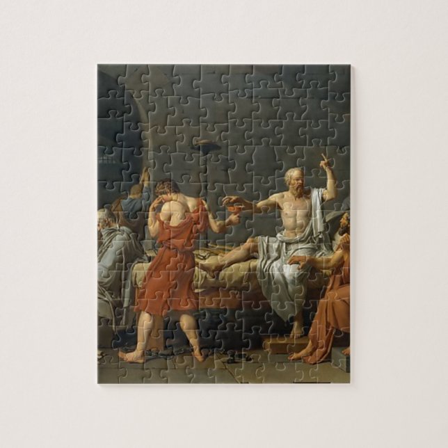 The Death of Socrates Jigsaw Puzzle (Vertical)