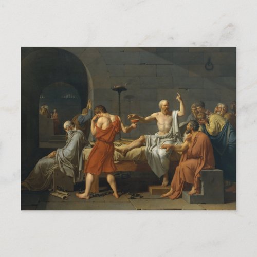 The Death Of Socrates Postcard