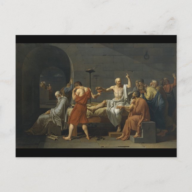 The Death of Socrates Postcard (Front)