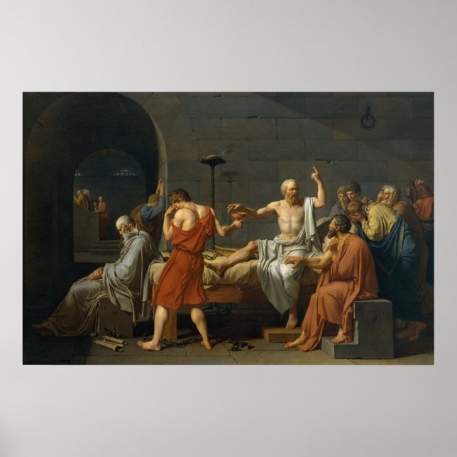 The Death Of Socrates Poster (Front)