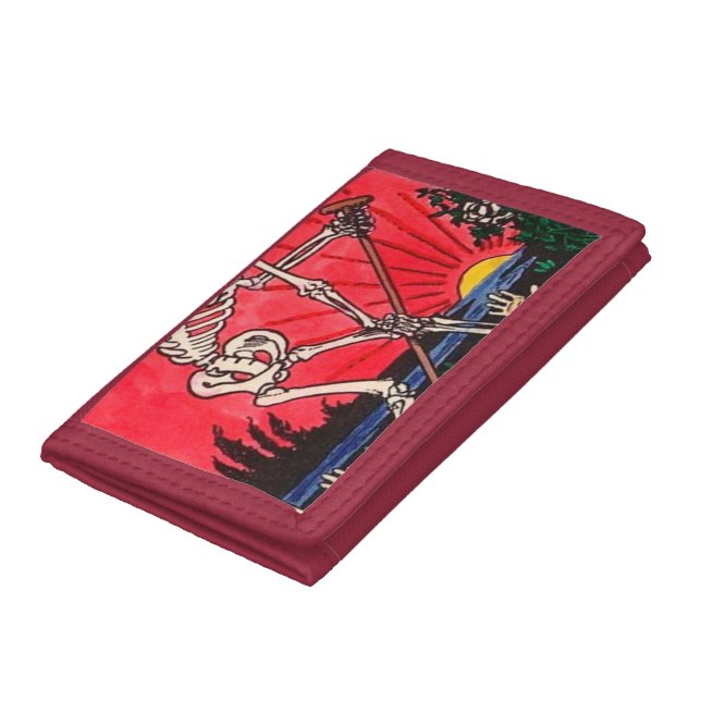 The Death Tarot Card Trifold Wallet (Bottom)