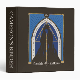 The Deathly Hallows Cloak, Wand, & Stone 3 Ring Binder