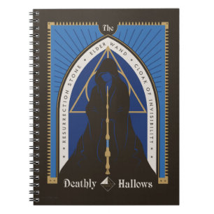 The Deathly Hallows Cloak, Wand, & Stone Notebook