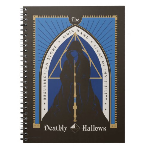 The Deathly Hallows Cloak Wand  Stone Notebook