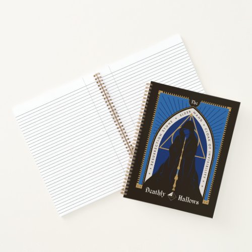The Deathly Hallows Cloak Wand  Stone Notebook